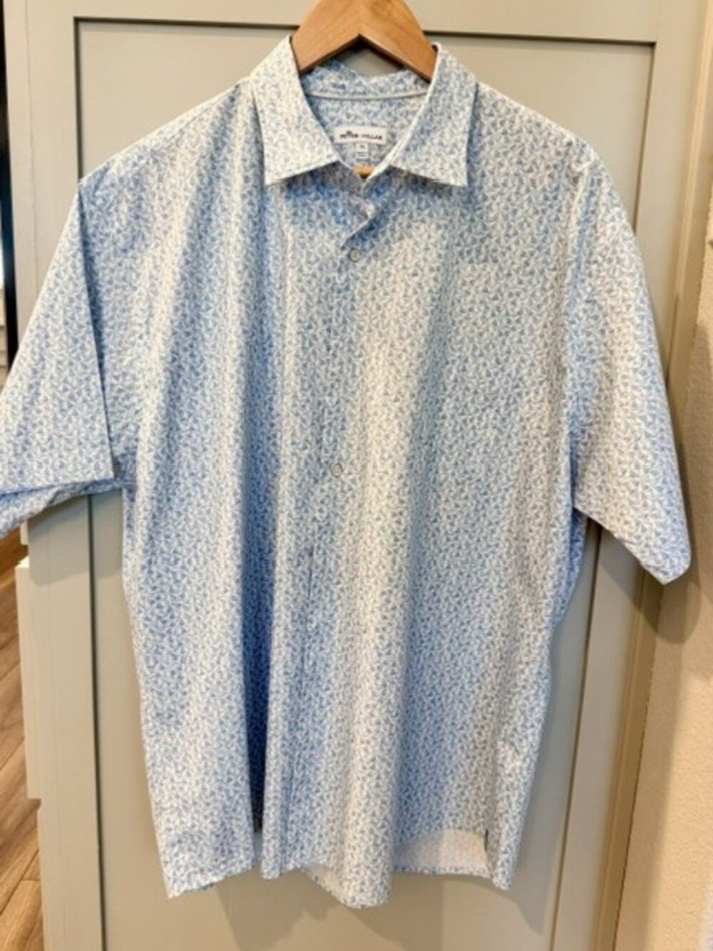PETER MILLAR "Olivette" Men's Short Sleeve Sport/Dress Shirt - Picture 4 of 14